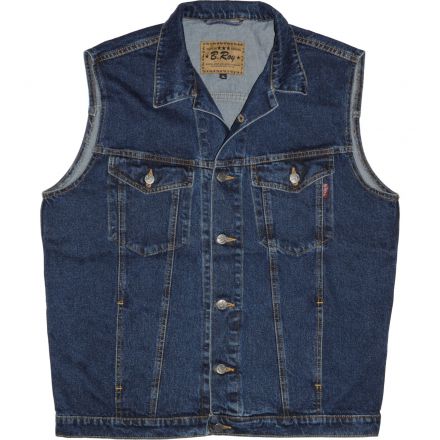 B. Roy M202 Classic Denim Vest